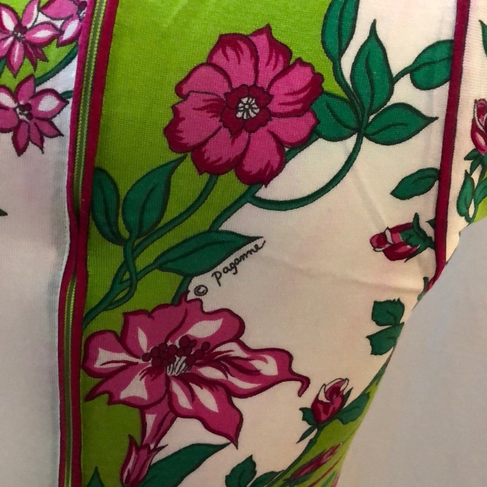 SOLD 70s Paganne Glen Beck Floral Maxi … - Picture 8 of 16